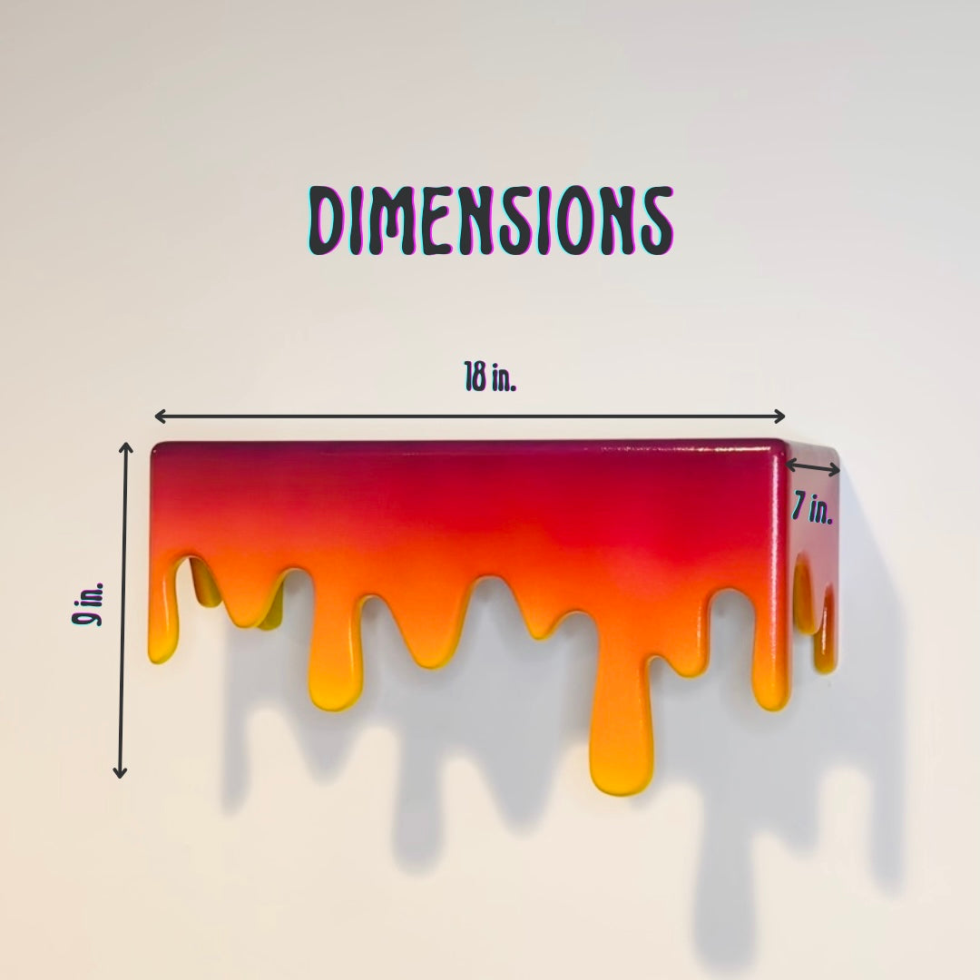 Sunset Drip Shelf