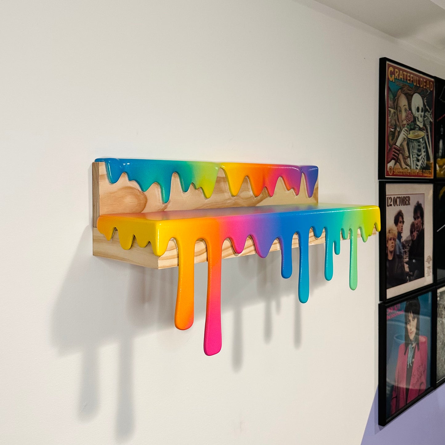 Rainbow Drip Shelf
