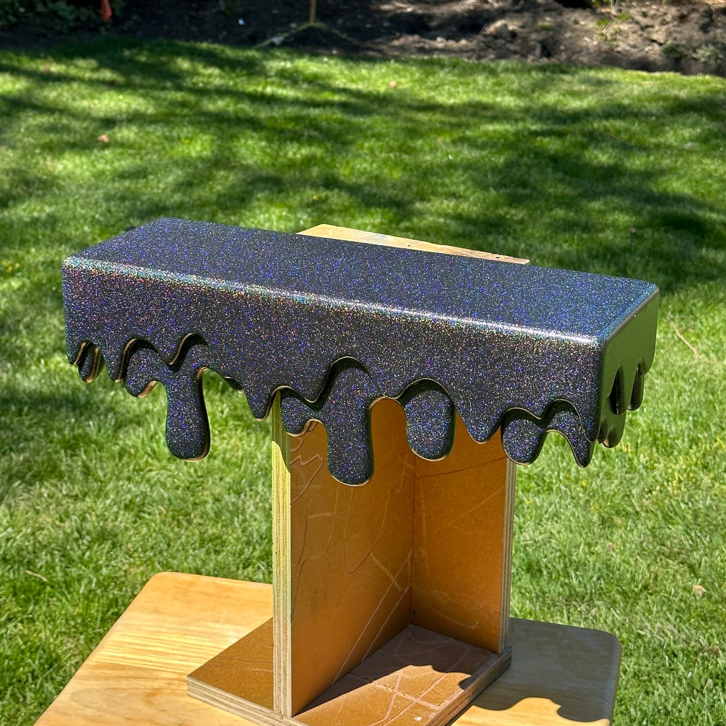 Black Galaxy Drip Shelf