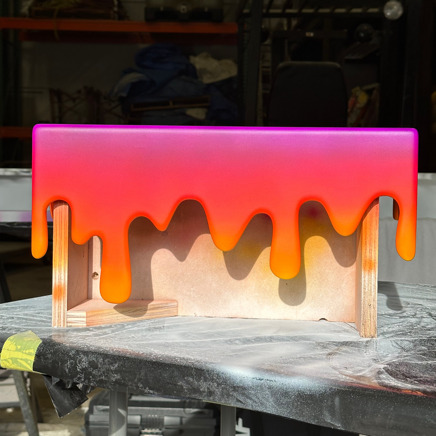 Sunset Drip Shelf