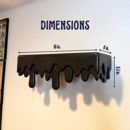 Black Galaxy Drip Shelf