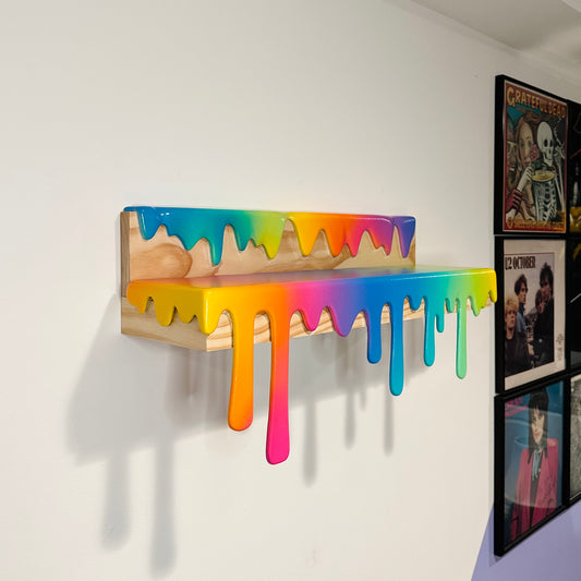 Rainbow Drip Shelf