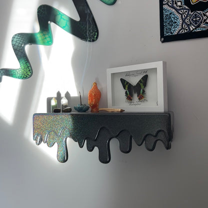 Black Galaxy Drip Shelf