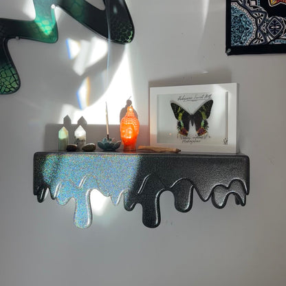 Black Galaxy Drip Shelf